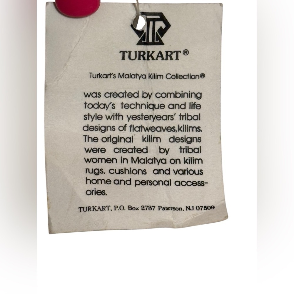 Vintage NWT Turkart Malatya Kilim Collection Multicolor Belt Size Unknown - Picture 6 of 11